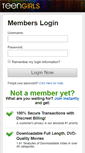 Mobile Screenshot of members.teengirls.com